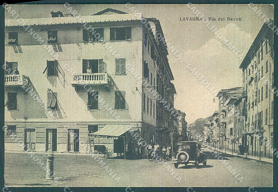 Genova Lavagna Via dei Devoti Auto Alterocca 129071 FG cartolina JK6552 – fronte