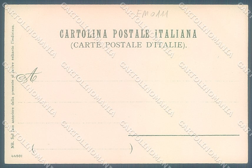 Genova Città Faro Wielandt cartolina JK6553 – retro