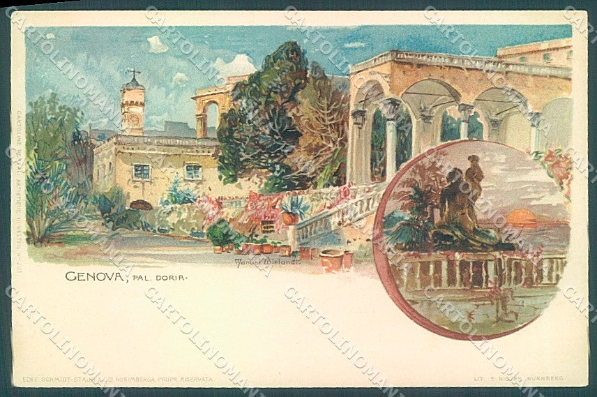 Genova Città Palazzo Doria Wielandt cartolina JK6554 – fronte