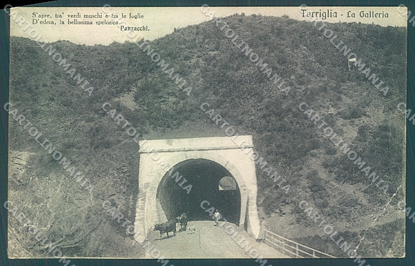 Genova Torriglia Galleria PIEGA ANGOLO cartolina JK6558 – fronte