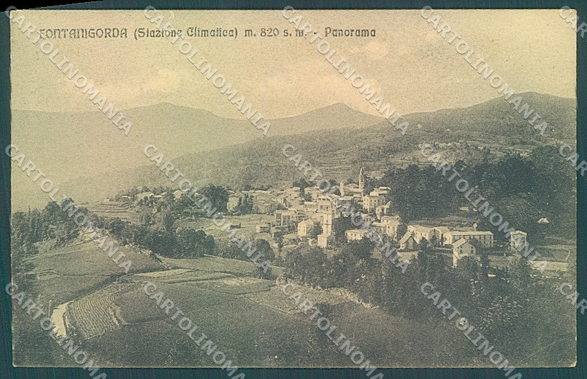 Genova Fontanigorda Panorama cartolina JK6561 – fronte