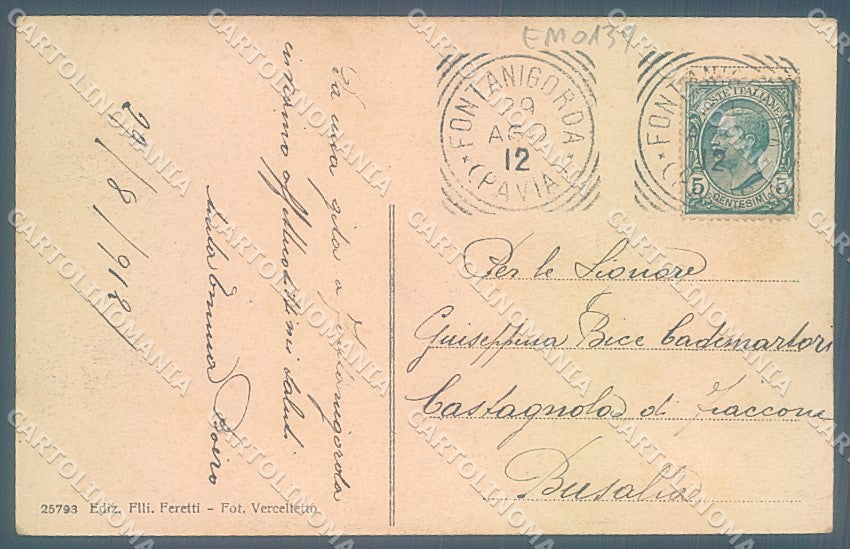 Genova Fontanigorda Panorama cartolina JK6561 – retro