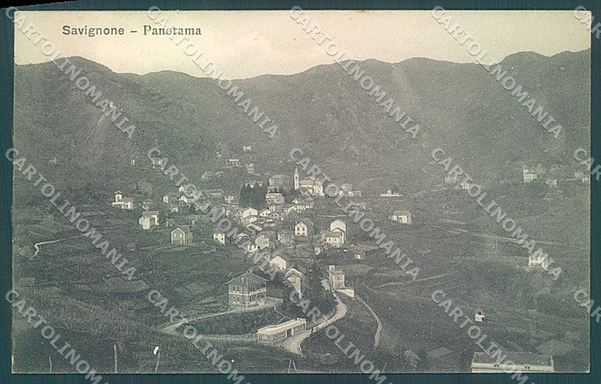 Genova Savignone Panorama cartolina JK6562 – fronte