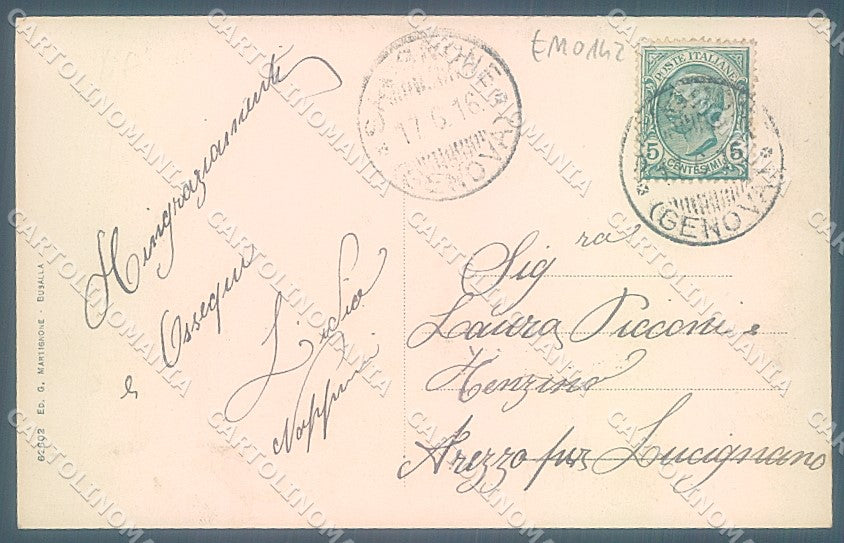 Genova Savignone Panorama cartolina JK6562 – retro