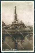 Genova Città Faro Lanterna Foto cartolina JK6563 – fronte