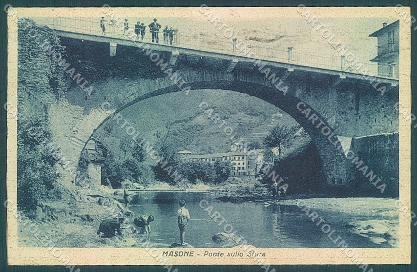 Genova Masone Ponte sullo Stura cartolina JK6565 – fronte
