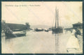 Verona Lago di Garda Peschiera Porto Vecchio PIEGA cartolina JK6570 – fronte