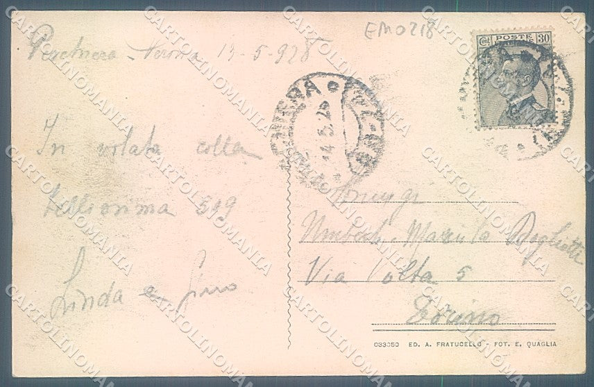 Verona Lago di Garda Peschiera Battello Molo PIEGHINA cartolina JK6573 – retro