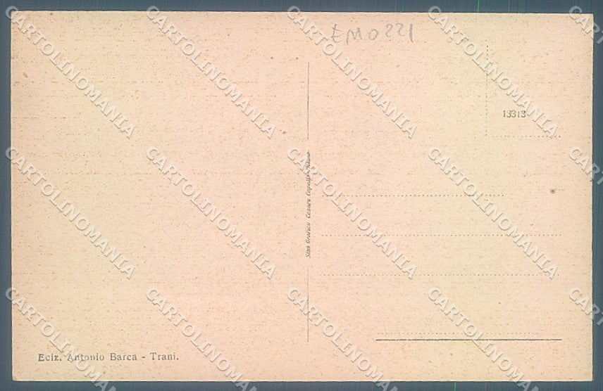 Bari Trani saluti da Santa Maria Colonna Villa Comunale cartolina JK6574 – retro