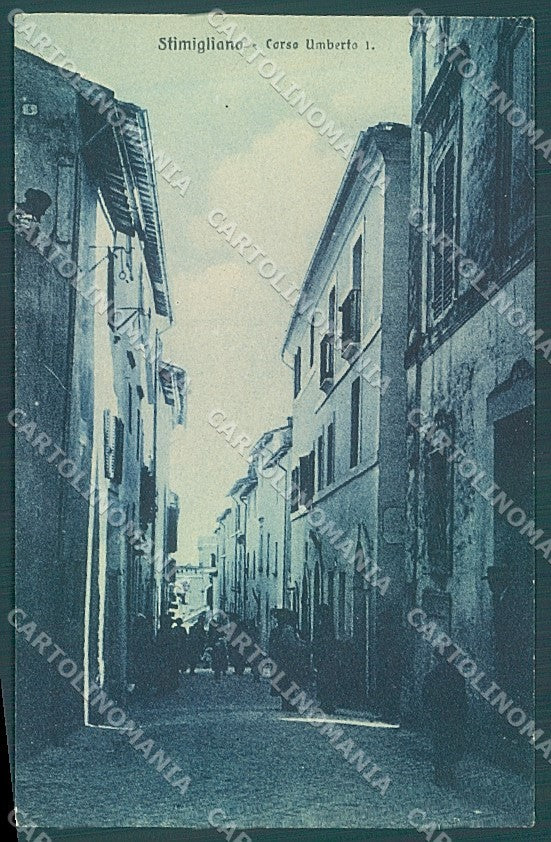 Rieti Stimigliano Corso Umberto I cartolina JK6591 – fronte