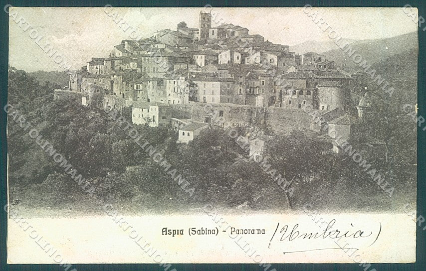 Rieti Aspra Sabina cartolina JK6592 – fronte
