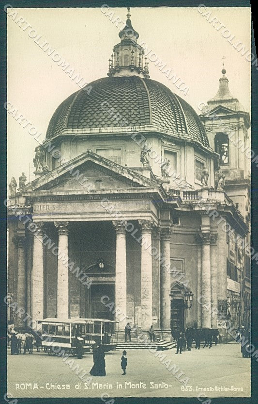 Roma Città Chiesa Santa Maria in Monte Santo Ricther 633 Foto cartolina JK6598 – fronte