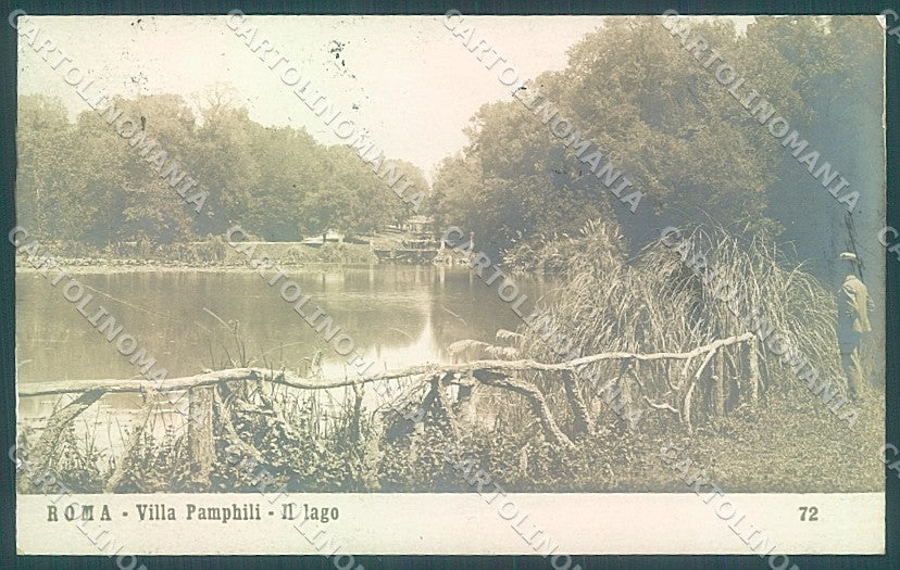 Roma Città Lago Villa Panfili NPG 72 Foto cartolina JK6611 – fronte