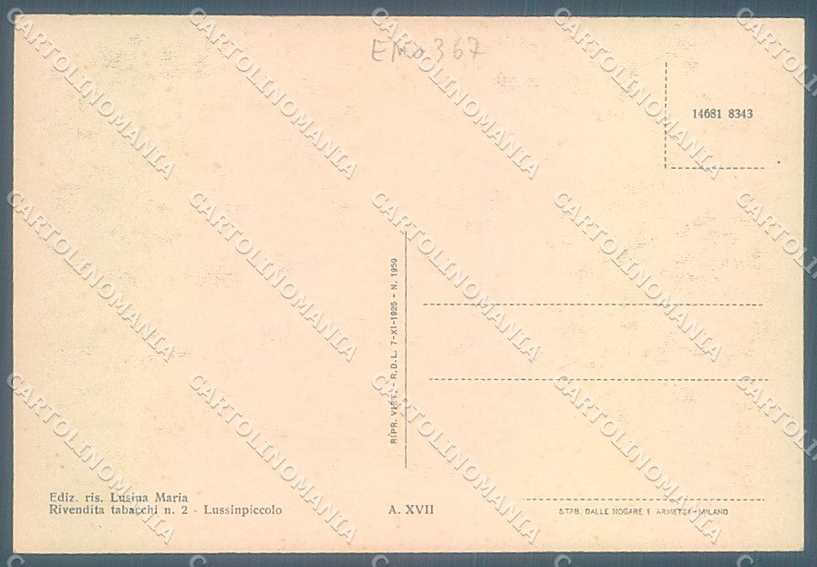 Croazia Croatia Lussinpiccolo Porto FG cartolina JK6613 – retro