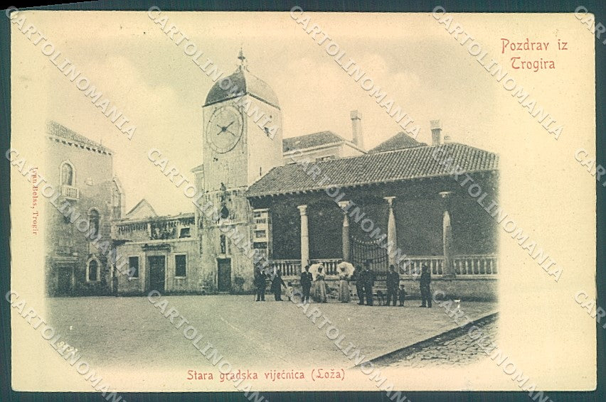 Croazia Croatia Pozdrav iz Trogira Chiesa STRAPPINO cartolina JK6614 – fronte