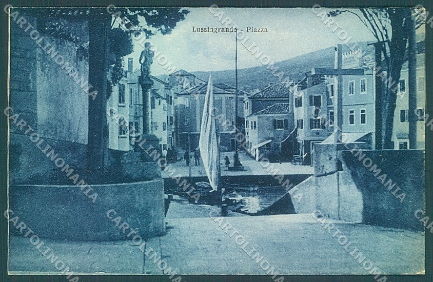 Croazia Croatia Lussingrande Piazza cartolina JK6620 – fronte