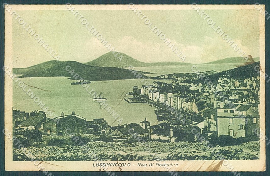 Croazia Croatia Lussinpiccolo Riva IV Novembre cartolina JK6625 – fronte