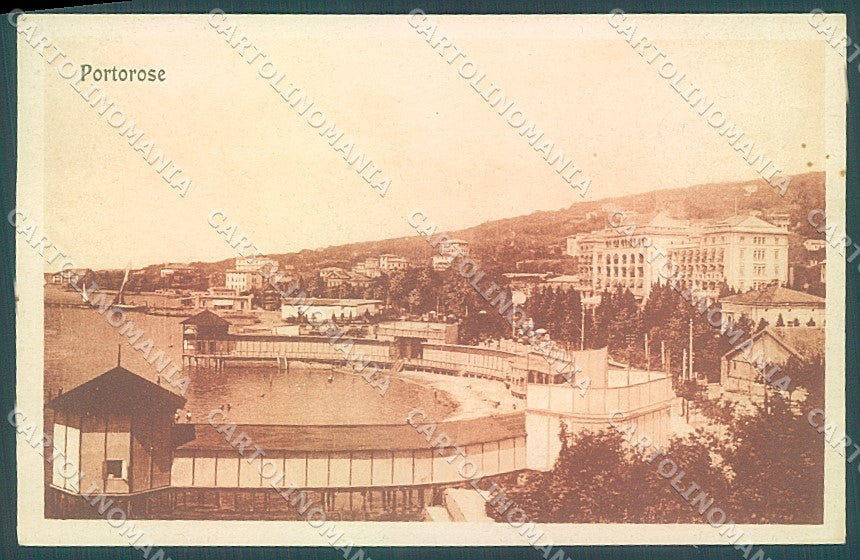 Slovenia Portorose Modiano cartolina JK6632 – fronte