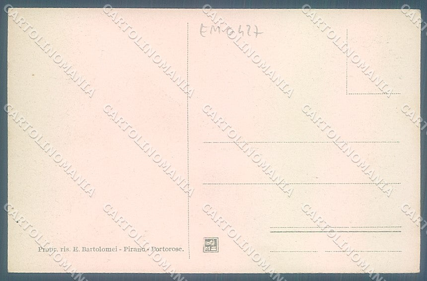 Slovenia Portorose Modiano cartolina JK6632 – retro