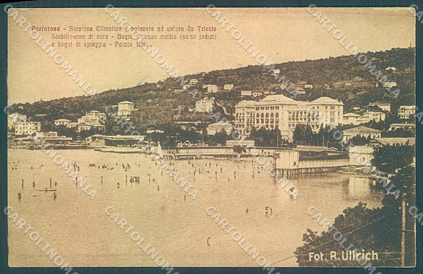 Slovenia Portorose ABRASA cartolina JK6636 – fronte