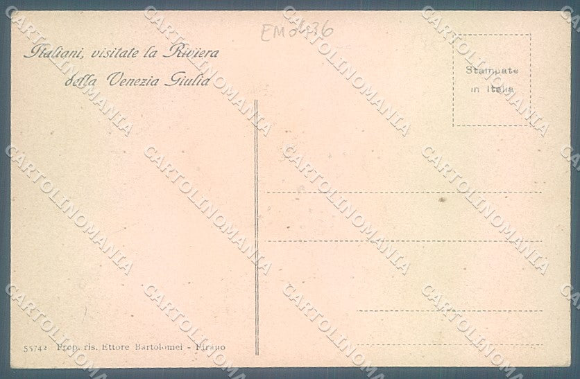 Slovenia Portorose ABRASA cartolina JK6636 – retro