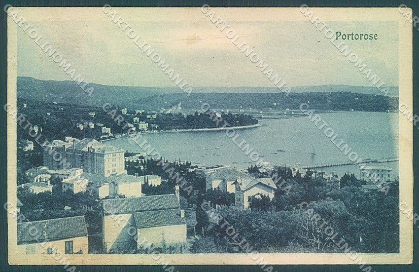 Slovenia Portorose Panorama Modiano 21005 cartolina JK6637 – fronte