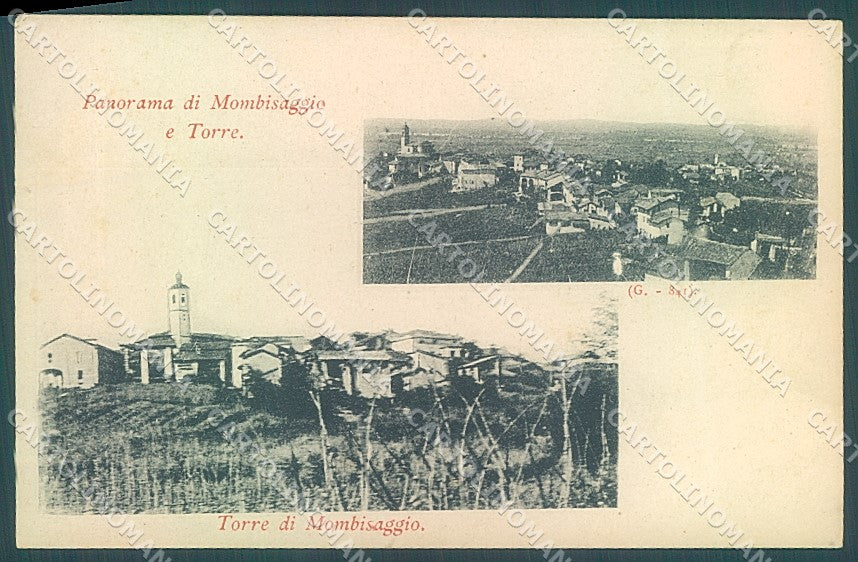 Alessandria Tortona Mombisaggio Torre cartolina JK6638 – fronte