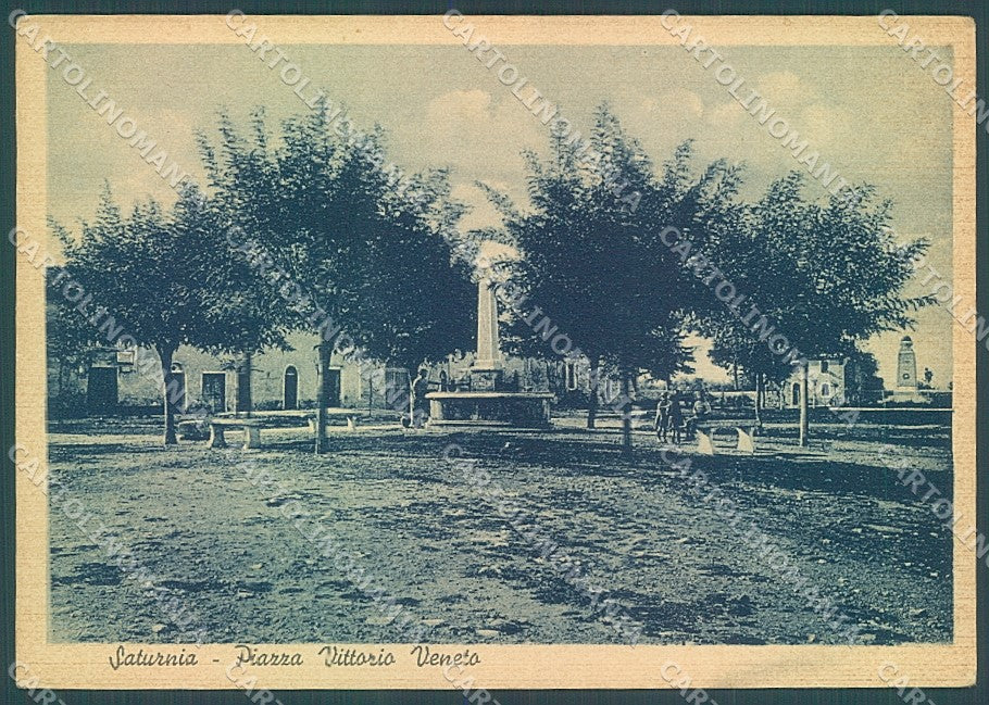 Grosseto Saturnia Piazza Vittorio Veneto Alterocca 135183 FG cartolina JK6647 – fronte