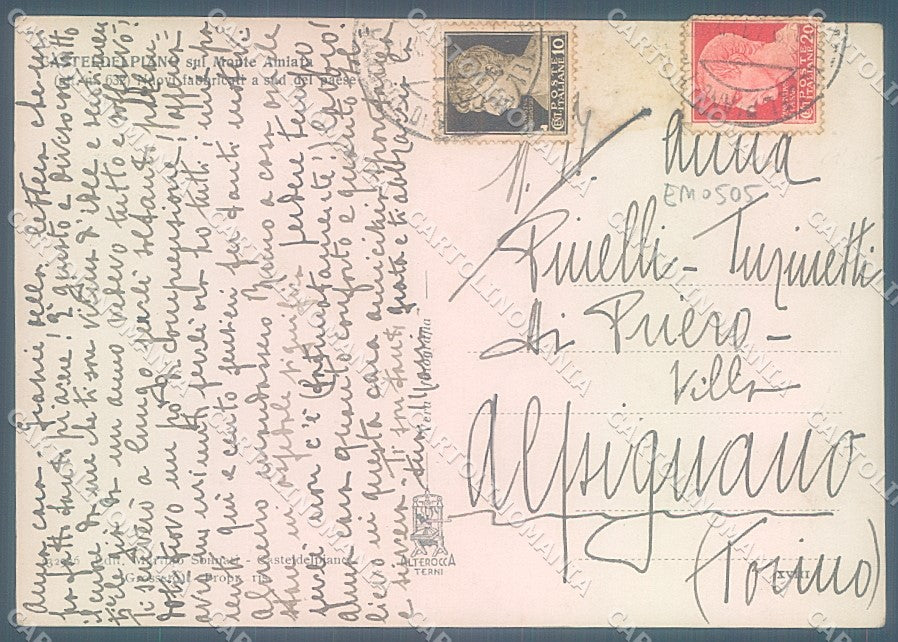 Grosseto Casteldelpiano Amiata Alterocca 132936 Foto FG cartolina JK6654 – retro