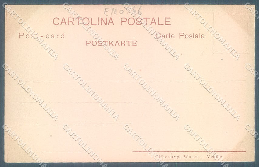 Venezia Burano Merletti Scuola Rio Burchielle cartolina JK6660 – retro