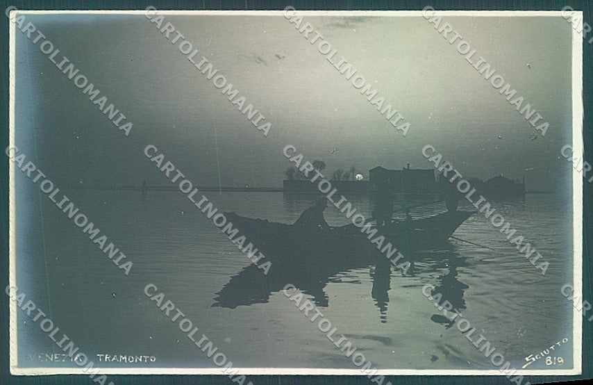 Venezia Città Tramonto Sciutto NPG 819 Foto cartolina JK6662 – fronte