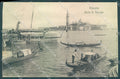 Venezia Città Isola San Giorgio Gondole Battello RIFILATA cartolina JK6664 – fronte