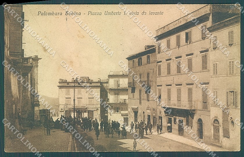 Roma Palombara Sabina Piazza Umberto I cartolina JK6679 – fronte