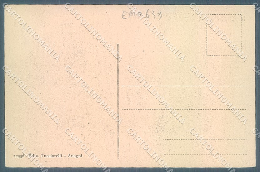 Frosinone Anagni Panorama cartolina JK6681 – retro