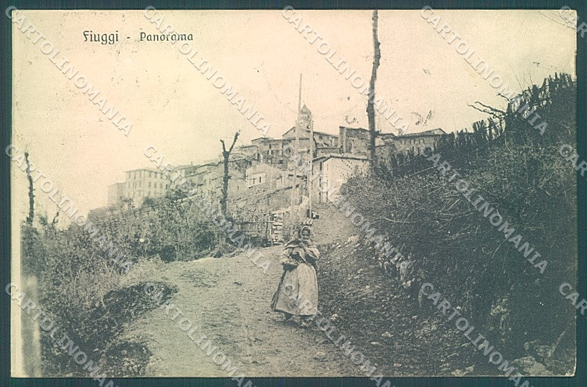 Frosinone Fiuggi Panorama Costumi ABRASA cartolina JK6683 – fronte