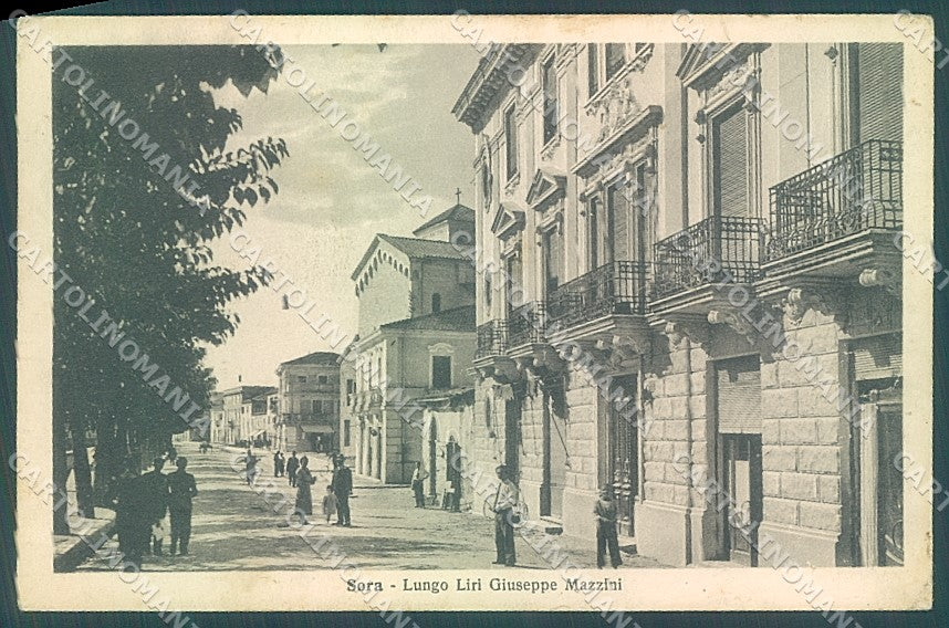 Frosinone Sora Lungo Liri Giuseppe Mazzini cartolina JK6684 – fronte