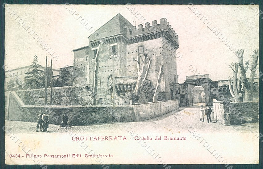 Roma Grottaferrata Castello del Bramante cartolina JK6685 – fronte