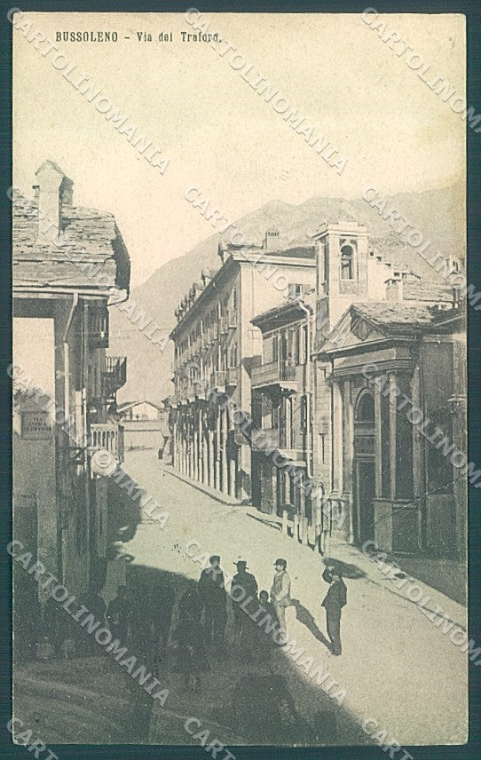 Torino Bussoleno Chiesa Via del Traforo PIEGHINE cartolina JK6689 – fronte