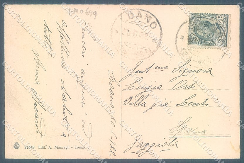 Savona Loano Brunner 21548 cartolina JK6699 – retro