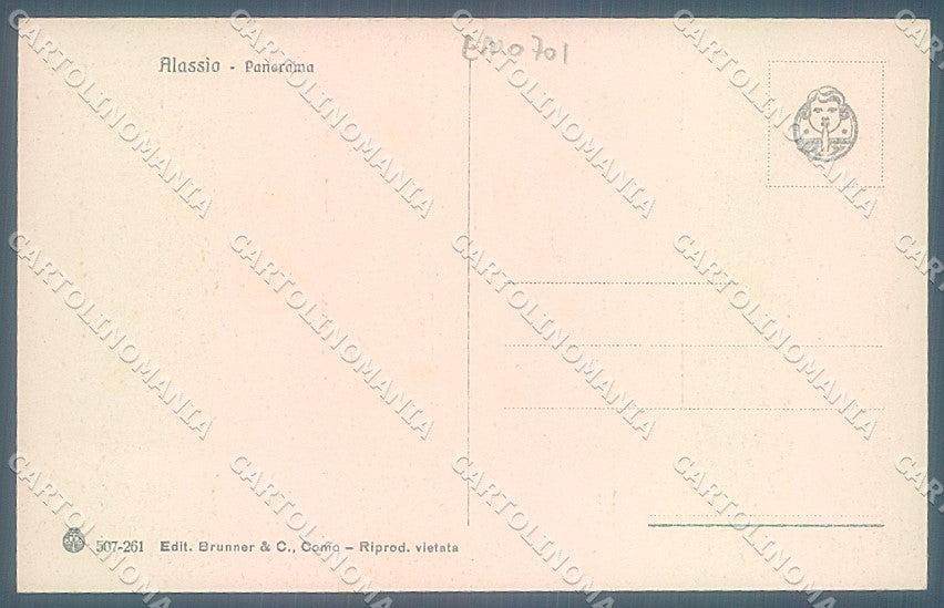 Savona Alassio Brunner 507261 cartolina JK6700 – retro