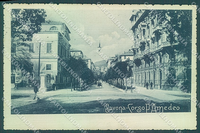 Savona Città Corso Amedeo cartolina JK6702 – fronte