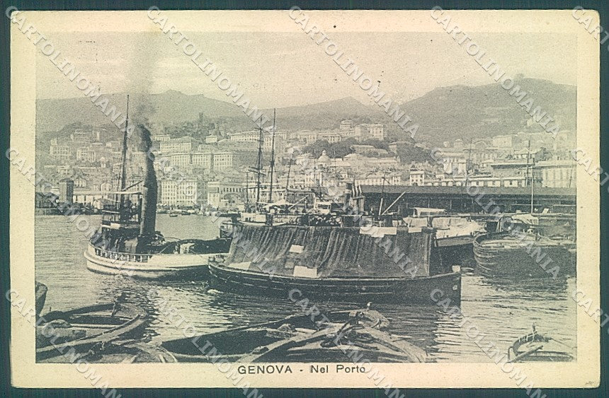 Genova Città Porto cartolina JK6713 – fronte