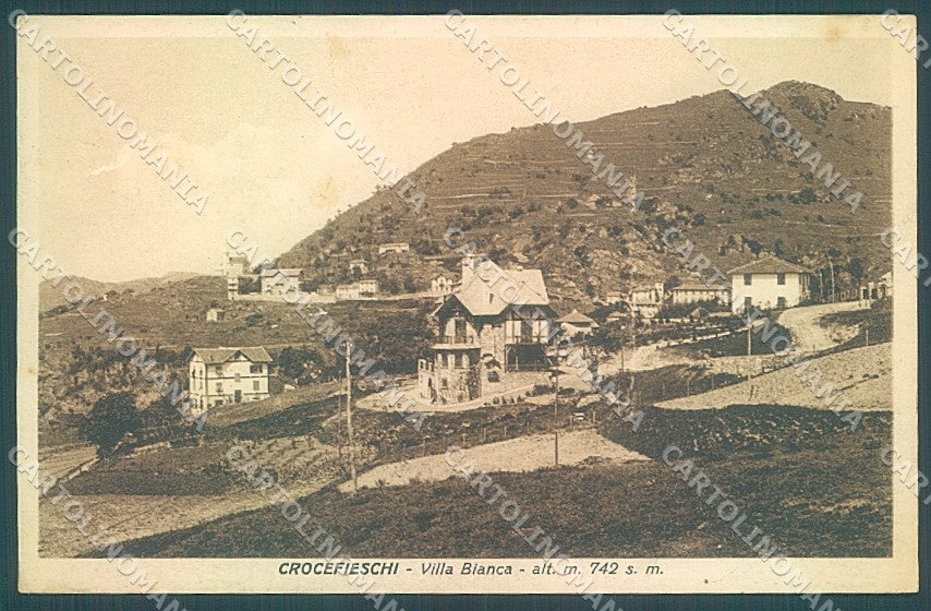 Genova Crocefieschi Villa Bianca cartolina JK6717 – fronte