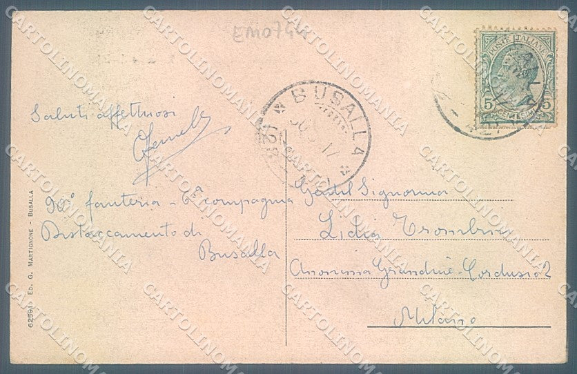 Genova Busalla Superiore Fiume Scrivia cartolina JK6718 – retro