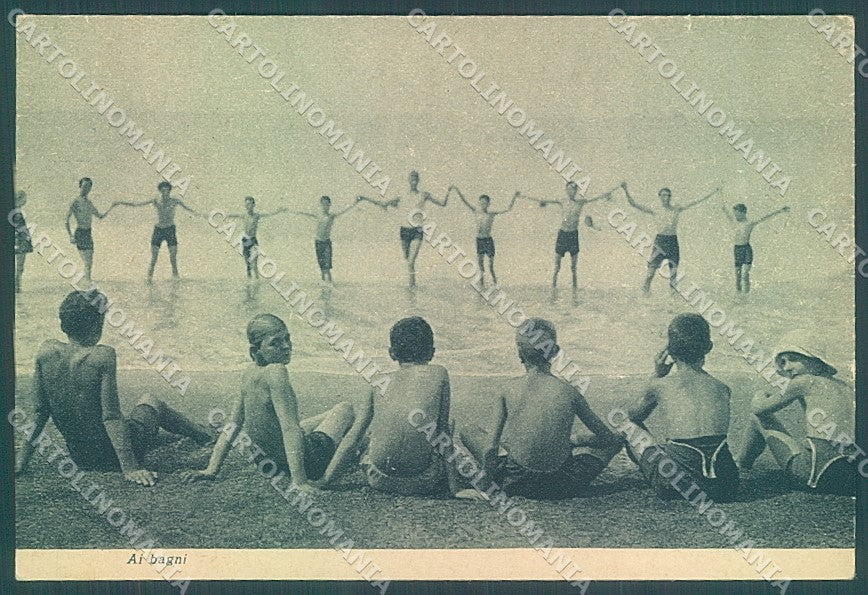 Genova Ruta Spiaggia Istituto Mare Monte STRAPPINO cartolina JK6719 – fronte