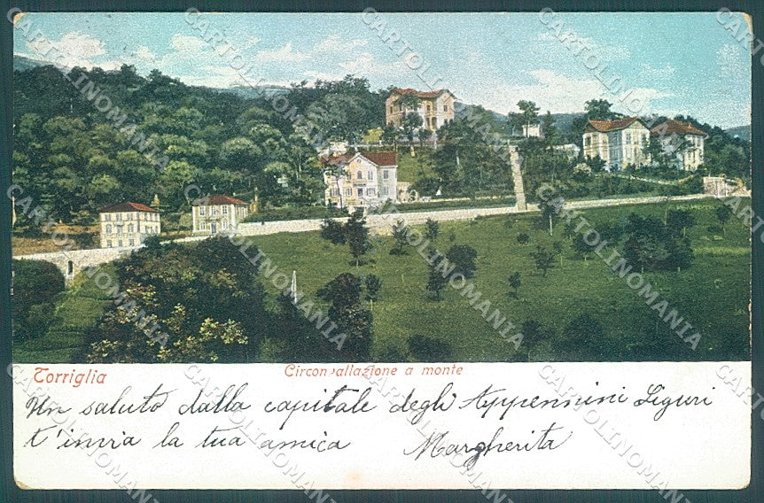 Genova Torriglia Circonvallazione a Monte cartolina JK6721 – fronte