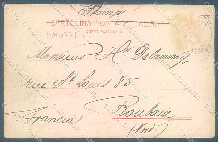Vicenza Schio Lanificio Centrale Rossi saluti da cartolina JK6725 – retro