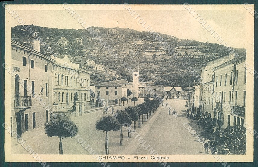 Vicenza Chiampo Piazza Centrale cartolina JK6734 – fronte