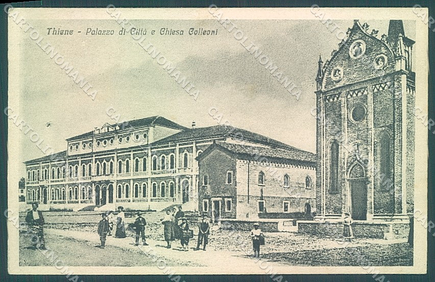 Vicenza Thiene Chiesa Colleoni cartolina JK6735 – fronte