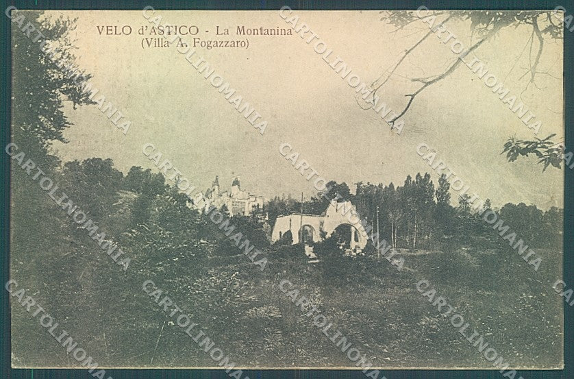 Vicenza Velo d'Astico La Montanina Fogazzaro cartolina JK6736 – fronte